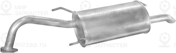 Глушитель выхлопных газов конечный POLMOSTROW 1002