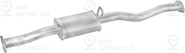 Средний глушитель выхлопных газов POLMOSTROW 1284