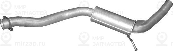 Средний глушитель выхлопных газов POLMOSTROW 1603