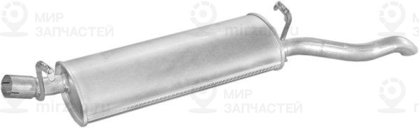 Глушитель выхлопных газов конечный POLMOSTROW 1704