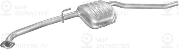 Средний глушитель выхлопных газов POLMOSTROW 1752