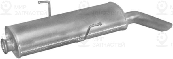 Глушитель выхлопных газов конечный POLMOSTROW 19231