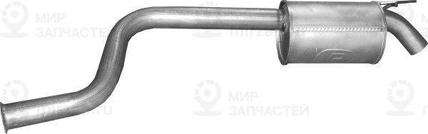 Глушитель выхлопных газов конечный POLMOSTROW 21110