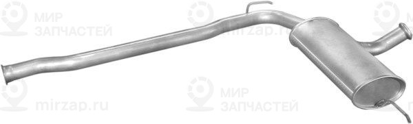 Средний глушитель выхлопных газов POLMOSTROW 2122