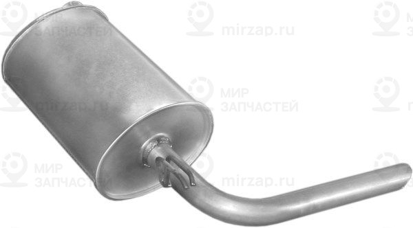 Глушитель выхлопных газов конечный POLMOSTROW 21250