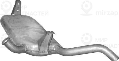 Глушитель выхлопных газов конечный POLMOSTROW 21287