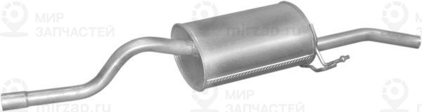 Глушитель выхлопных газов конечный POLMOSTROW 21509