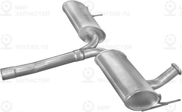 Средний глушитель выхлопных газов POLMOSTROW 2162