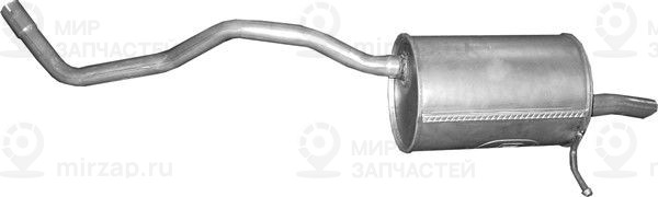 Глушитель выхлопных газов конечный POLMOSTROW 2190