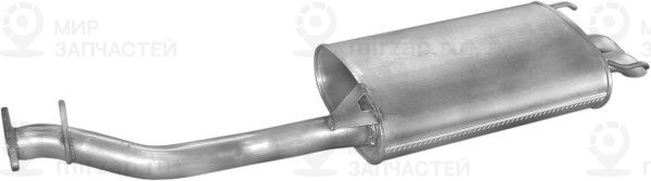 Глушитель выхлопных газов конечный POLMOSTROW 22109