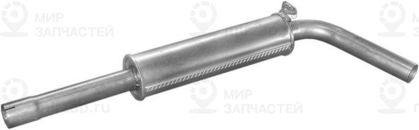 Средний глушитель выхлопных газов POLMOSTROW 2440