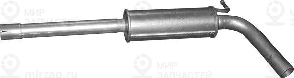 Средний глушитель выхлопных газов POLMOSTROW 2497