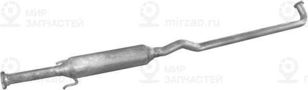 Средний глушитель выхлопных газов POLMOSTROW 26321
