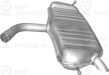 Глушитель выхлопных газов конечный POLMOSTROW 30150