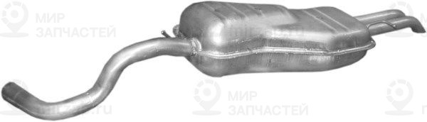 Глушитель выхлопных газов конечный POLMOSTROW 30254