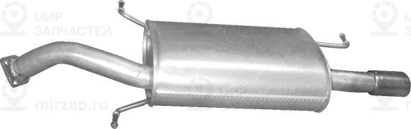 Глушитель выхлопных газов конечный POLMOSTROW 3197