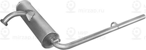 Глушитель выхлопных газов конечный POLMOSTROW 3802