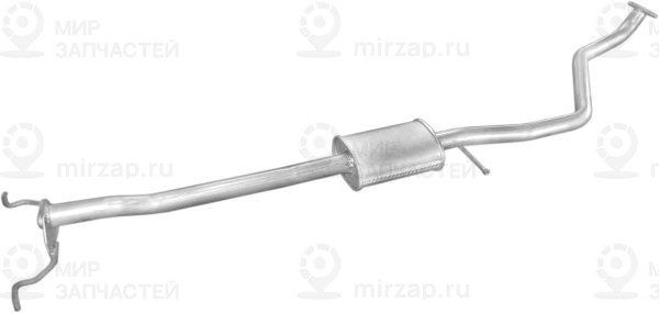 Средний глушитель выхлопных газов POLMOSTROW 4719