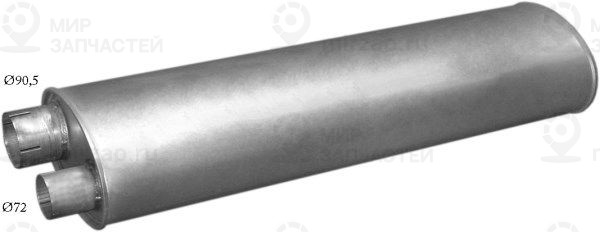 Глушитель выхлопных газов конечный POLMOSTROW 6904