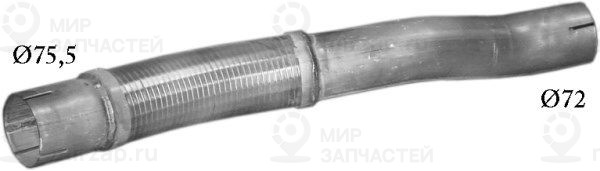 Труба выхлопного газа POLMOSTROW 6940