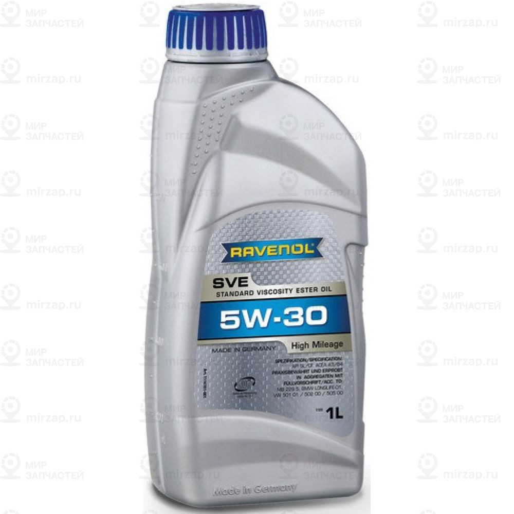Моторное Масло Ravenol Sve Standard Viscosity Ester Oil Sae 5W-30 ( 1Л RAVENOL 4014835802704