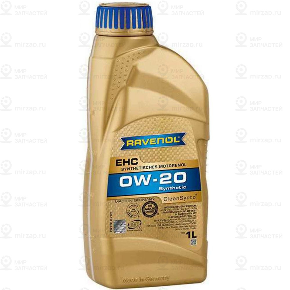 Масло Моторное 0W20 Ravenol Ehc 1Л RAVENOL 4014835880702