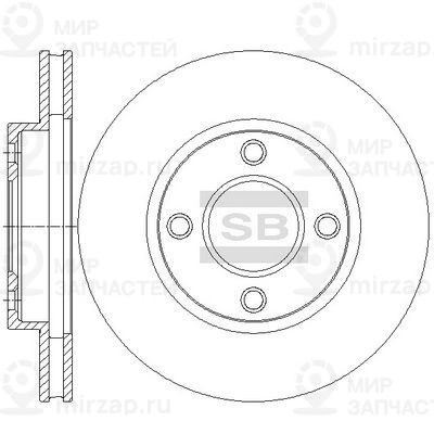 Тормозной диск SANGSIN SD4265