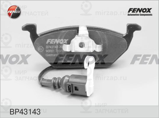 Комплект тормозных колодок, дисковый тормоз FENOX BP43143