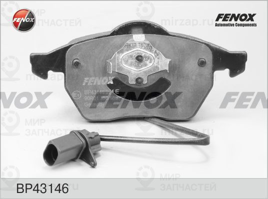 Комплект тормозных колодок, дисковый тормоз FENOX BP43146