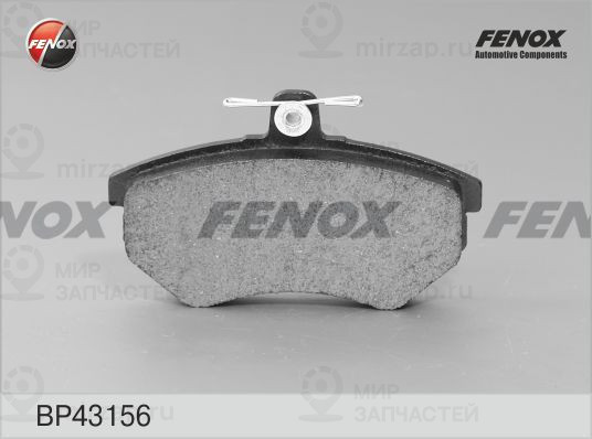 Комплект тормозных колодок, дисковый тормоз FENOX BP43156