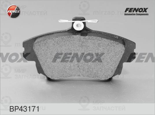 Комплект тормозных колодок, дисковый тормоз FENOX BP43171