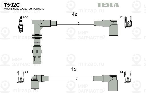 Запчасть TESLA T592C