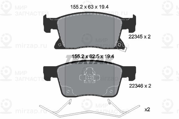 Запчасть TEXTAR 2234501