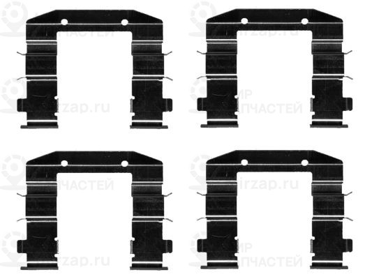 Комплектующие, колодки дискового тормоза TEXTAR 82548700