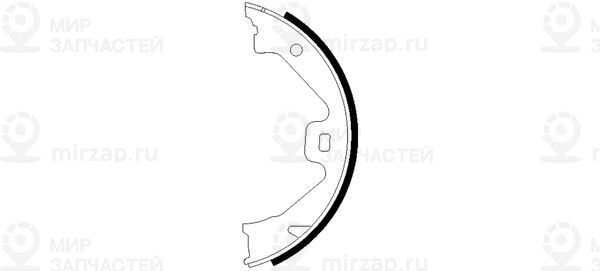 Комплект тормозных колодок, стояночная тормозная система TEXTAR 91060300