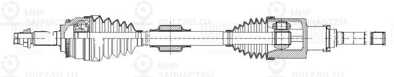 Приводной вал TRIALLI AR2704