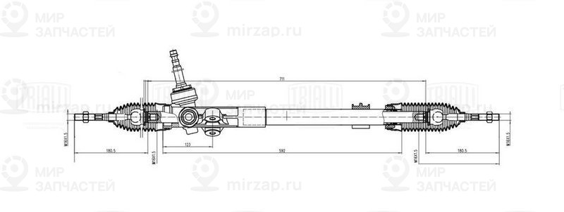 Рулевой механизм TRIALLI CR0850