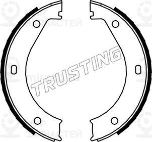 Комплект тормозных колодок, стояночная тормозная система TRUSTING 019023