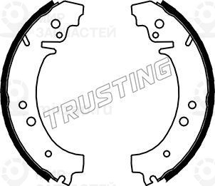 Комплект тормозных колодок TRUSTING 034076