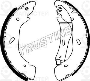 Комплект тормозных колодок TRUSTING 040147