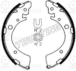 Комплект тормозных колодок TRUSTING 044013