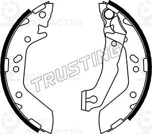 Комплект тормозных колодок TRUSTING 046205