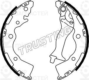 Комплект тормозных колодок TRUSTING 046218