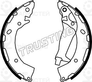 Комплект тормозных колодок TRUSTING 046225