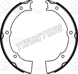 Комплект тормозных колодок, стояночная тормозная система TRUSTING 046229