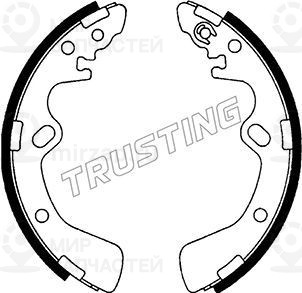Комплект тормозных колодок TRUSTING 049136