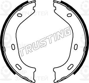 Комплект тормозных колодок, стояночная тормозная система TRUSTING 052116