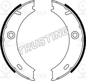 Комплект тормозных колодок, стояночная тормозная система TRUSTING 052127