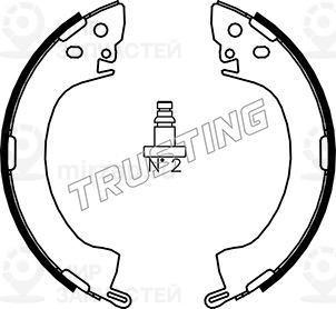 Комплект тормозных колодок TRUSTING 064154