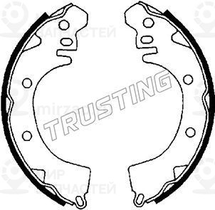 Комплект тормозных колодок TRUSTING 064155